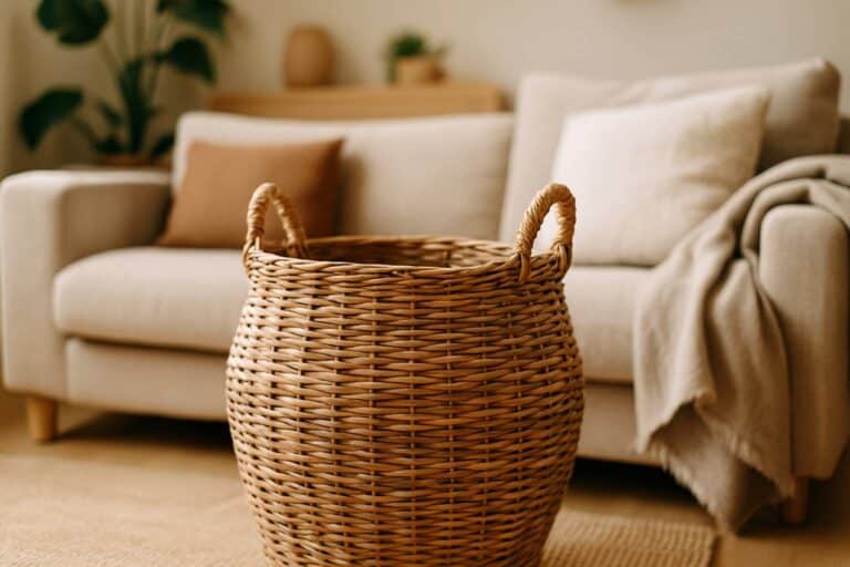 Comment intégrer un panier en osier dans la décoration intérieure ?